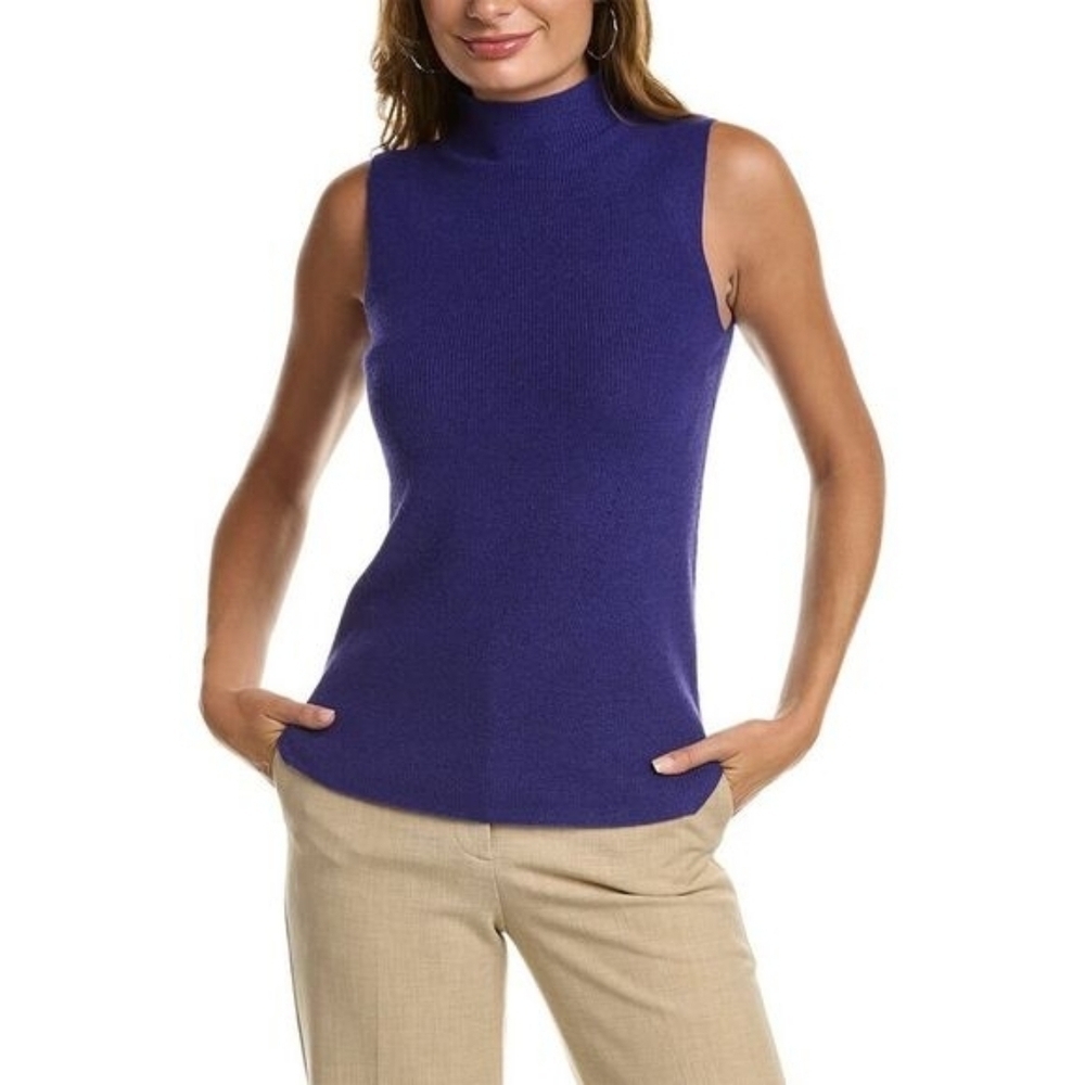 Lily Morgan Mock Neck Sleeveless Top